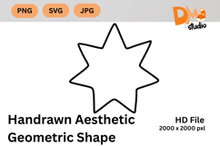 Handrawn Aesthetic Geometric Shape Product Image 1