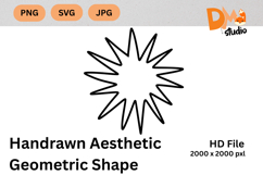 Handrawn Aesthetic Geometric Shape Product Image 1