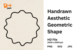 Handrawn Aesthetic Geometric Shape Product Image 1