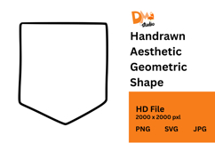 Handrawn Aesthetic Geometric Shape Product Image 1
