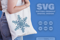 Handrawn Snowflake SVG Bundle of 10 Product Image 2