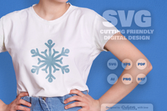 Handrawn Snowflake SVG Product Image 2