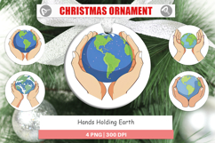 Ornament Hands Holding Earth Product Image 1