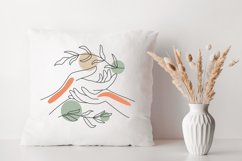 Hands decorated with foliage clipart. Concept support svg Product Image 2