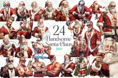Handsome Santa Claus Sublimation Bundle Product Image 1