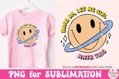 Hang On Let Me Girl Math This PNG, Cute Trendy Artsy Product Image 1