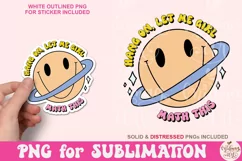 Hang On Let Me Girl Math This PNG, Cute Trendy Artsy Product Image 2