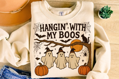 Hangin&#039; With My Boos PNG, Halloween PNG, Pumpkin PNG, Spooky Product Image 4