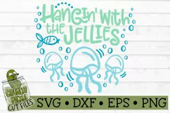 Hangin' with the Jellies Jellyfish SVG File Product Image 2