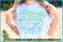 Hangin' with the Jellies Jellyfish SVG File Product Image 1