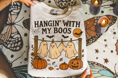 Hangin&#039; With My Boos PNG, Halloween PNG, Pumpkin PNG, Spooky Product Image 4