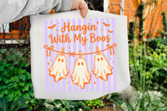 Hangin’ with My Boos Png, Halloween Funny Ghosts Png Product Image 2