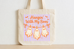 Hangin’ with My Boos Png, Halloween Funny Ghosts Png Product Image 4