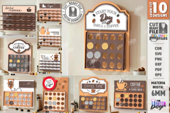 Coffee Pod Holders Laser Cut Bundle| Coffee Capsule Holders Product Image 1