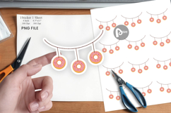 Hanging Donut Sticker Product Image 1