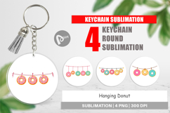 Keychain Hanging Donut Product Image 1