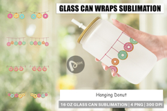 Glass Can Hanging Donut Product Image 1