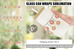 Glass Can Hanging Donut Product Image 1