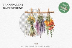 Hanging Dried Flowers Floral Clipart PNG Scrapbooking Image Nursery Watercolor Transparent wedding invitation shirt designs sublimation printable digital bloom watercolor floral dried hanging flowers bucket clipart, sublimation nursery, wedding invitation