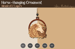Hanging Horse Ornament Product Image 2