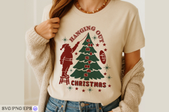 Hanging out for Christmas SVG PNG T-shirt Design Product Image 4