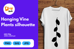 Hanging Vine Plants Silhouette Product Image 1