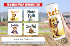 Hangry Dog Food Lover Tumbler Product Image 1