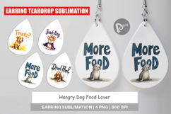 Hangry Dog Food Lover Earring Product Image 1