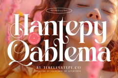 Hantepy Qablema - Modern Serif Font Product Image 1