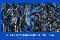 Hanukkah Patterns, Hanukkah Colors Feathers Patterns, s1 Product Image 2