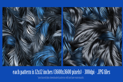 Hanukkah Patterns, Hanukkah Colors Feathers Patterns, s1 Product Image 3