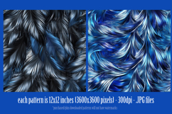 Hanukkah Patterns, Hanukkah Colors Feathers Patterns, s11 Product Image 2