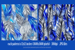 Hanukkah Patterns, Hanukkah Colors Feathers Patterns, s12 Product Image 3