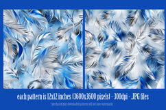Hanukkah Patterns, Hanukkah Colors Feathers Patterns, s5 Product Image 2