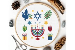 Christmas deer Cross stitch pattern PDF Scandinavian Easy Product Image 12