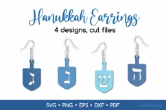 Hanukkah Dreidel Earrings