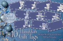 Hanukkah Printable 50 Gift Tags BUNDLE, Classic Hanukkah Product Image 6