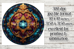 Hanukkah Wind Spinner, Star of David Wind Spinner, s10 Product Image 2