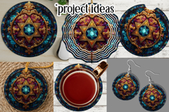 Hanukkah Wind Spinner, Star of David Wind Spinner, s10 Product Image 3