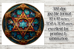 Hanukkah Wind Spinner, Star of David Wind Spinner, s11 Product Image 2