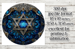 Hanukkah Wind Spinner, Star of David Wind Spinner, s15 Product Image 2