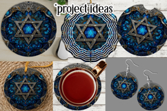 Hanukkah Wind Spinner, Star of David Wind Spinner, s15 Product Image 3