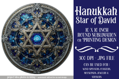 Hanukkah Wind Spinner, Star of David Wind Spinner, s16 Product Image 1