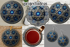 Hanukkah Wind Spinner, Star of David Wind Spinner, s16 Product Image 3