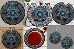 Hanukkah Wind Spinner, Star of David Wind Spinner, s17 Product Image 3