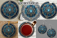 Hanukkah Wind Spinner, Star of David Wind Spinner, s18 Product Image 3