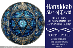 Hanukkah Wind Spinner, Star of David Wind Spinner, s19 Product Image 1