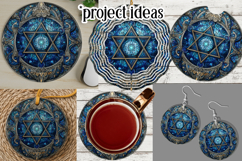 Hanukkah Wind Spinner, Star of David Wind Spinner, s19 Product Image 3