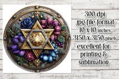 Hanukkah Wind Spinner, Star of David Wind Spinner, s2 Product Image 2