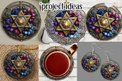 Hanukkah Wind Spinner, Star of David Wind Spinner, s2 Product Image 3